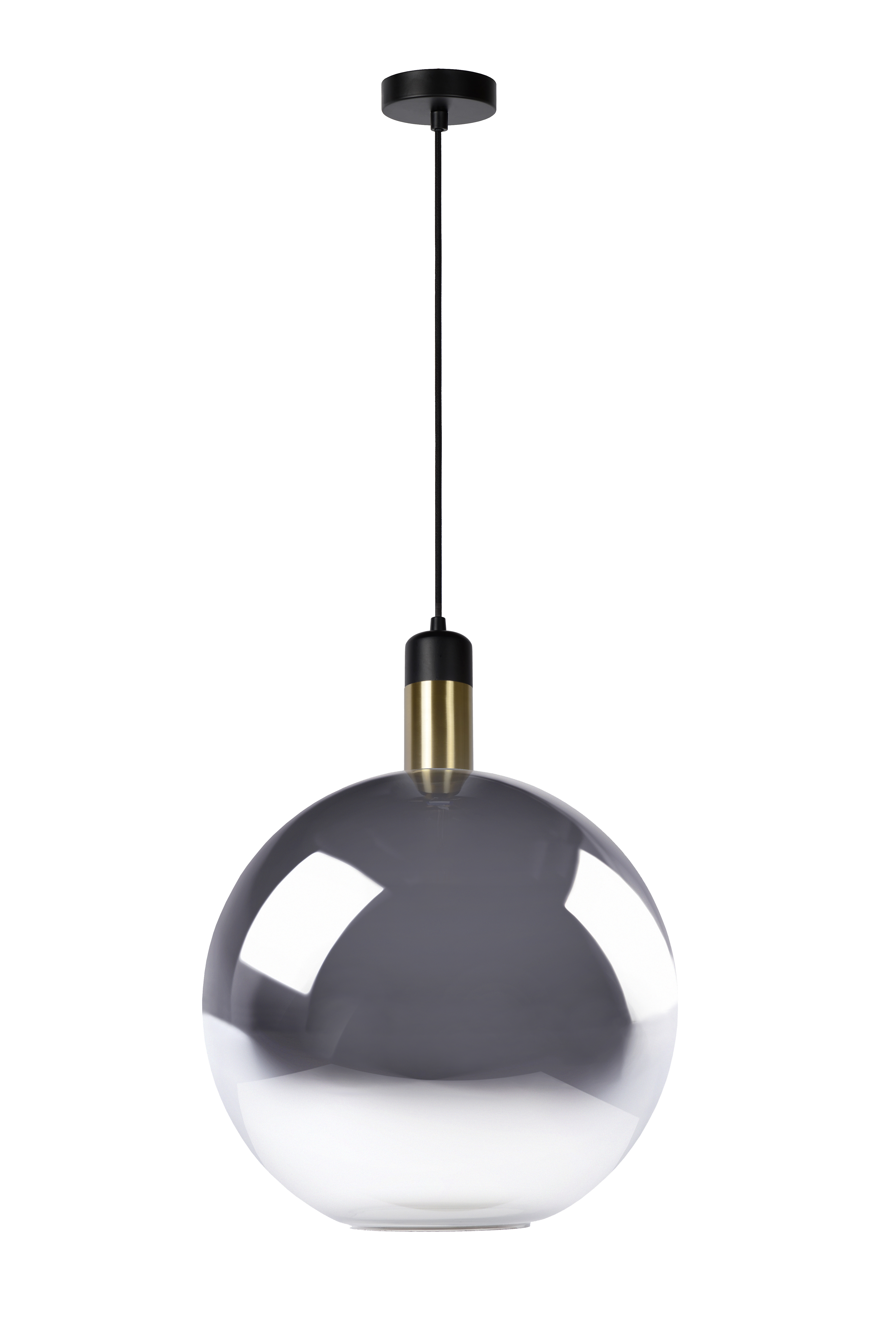 Lucide JULIUS Pendant light 40 cm 1xE27 Smoke Grey